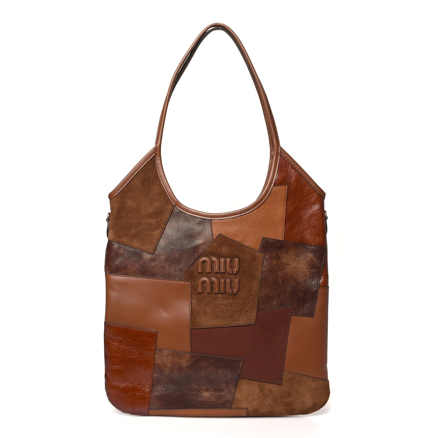 Nappa Patchwork Ivy Bag Cognac
