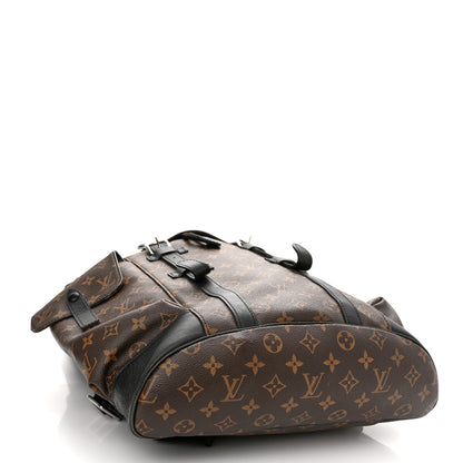 Louis Vuitton Monogram Macassar Christopher PM Backpack 4 of 11