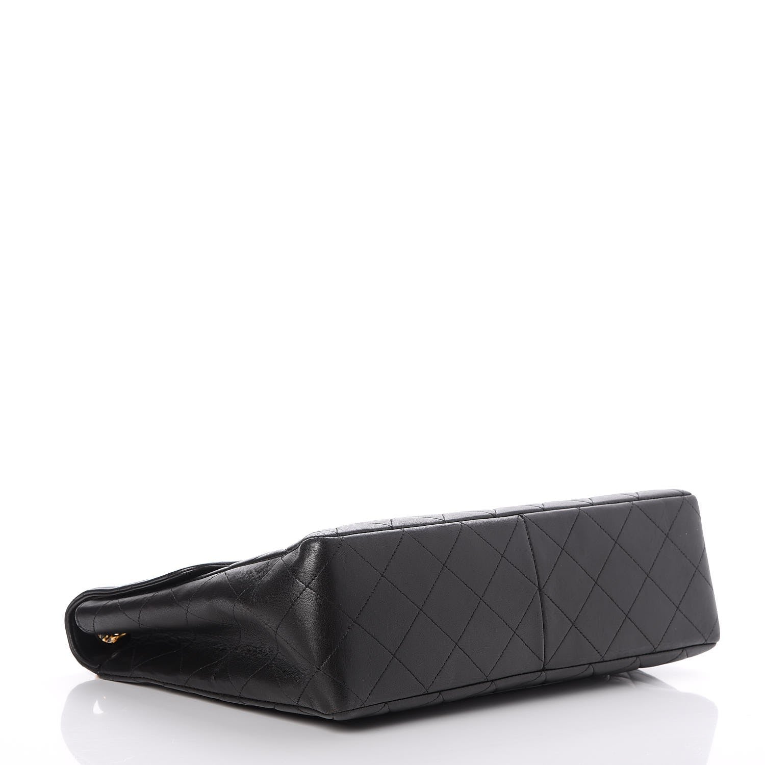 Chanel Lambskin Quilted Jumbo Single Flap Black 4 of 8