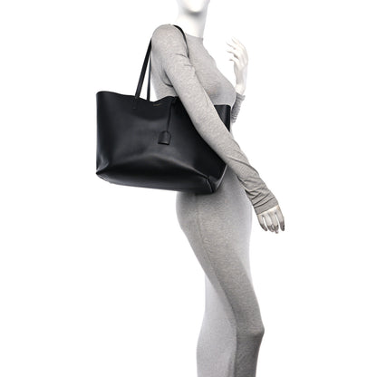 Saint Laurent Calfskin Large Shopping Tote Black 2 of 13