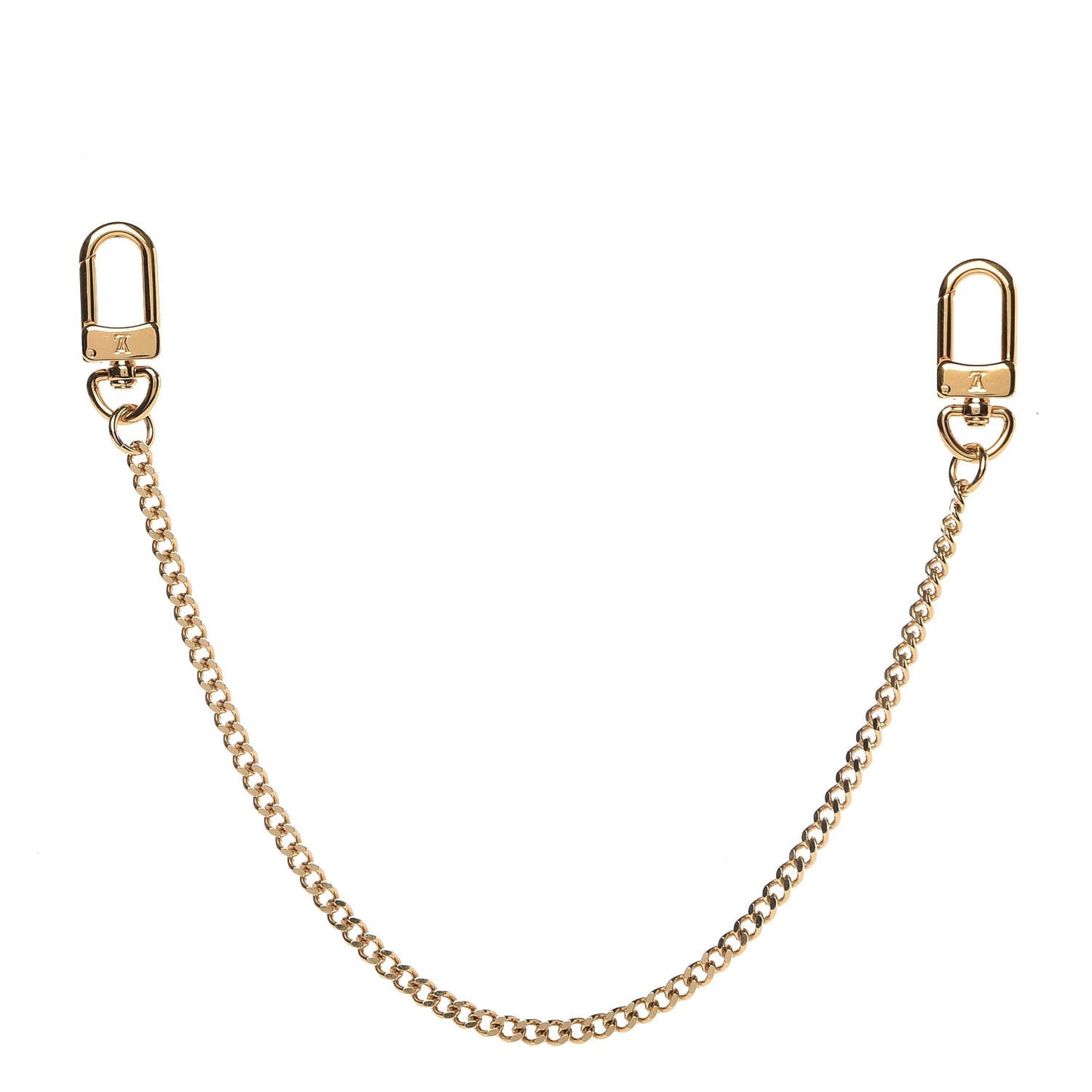 XL Pochette Extender Key Ring Chain Gold