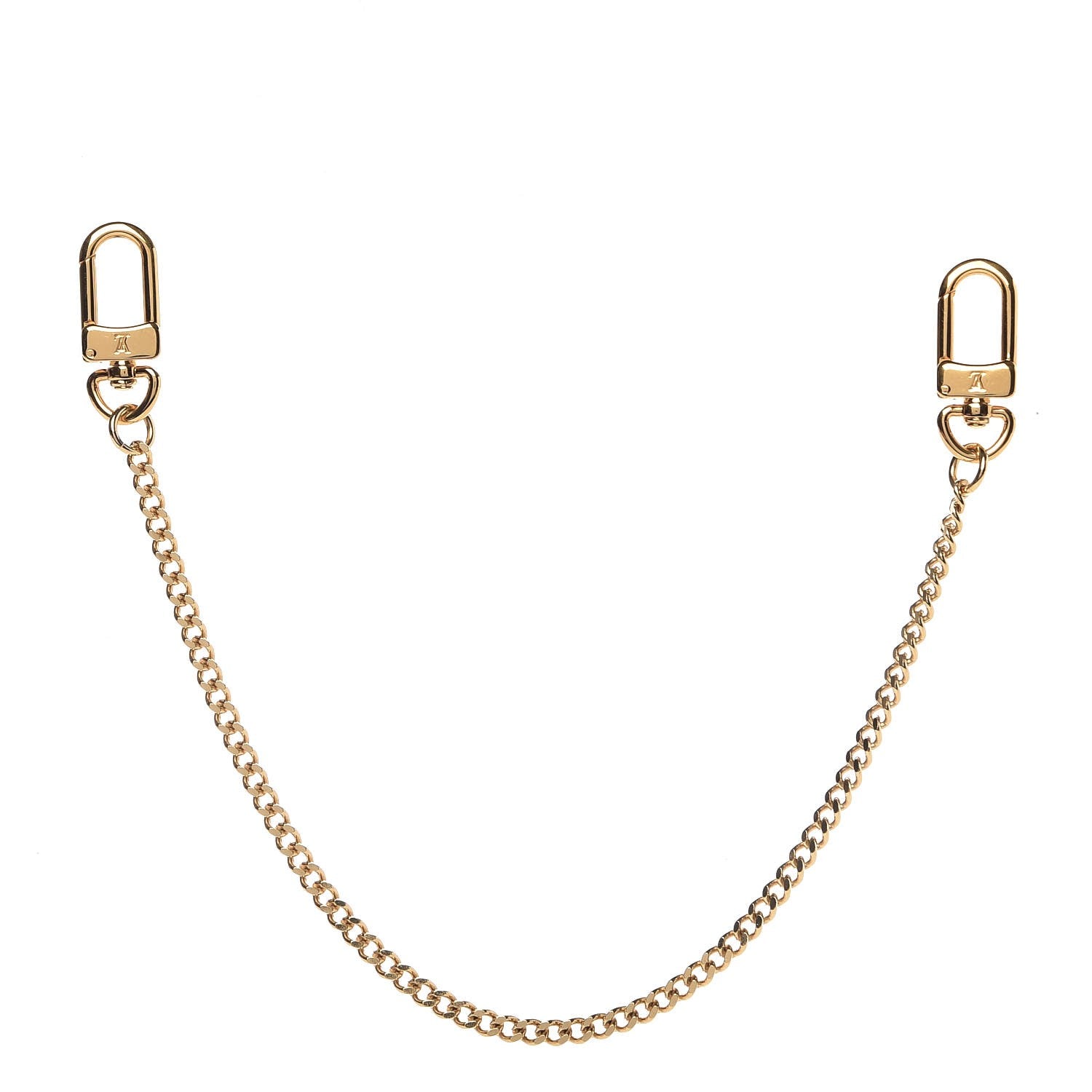 Louis Vuitton XL Pochette Extender Key Ring Chain Gold 1 of 2