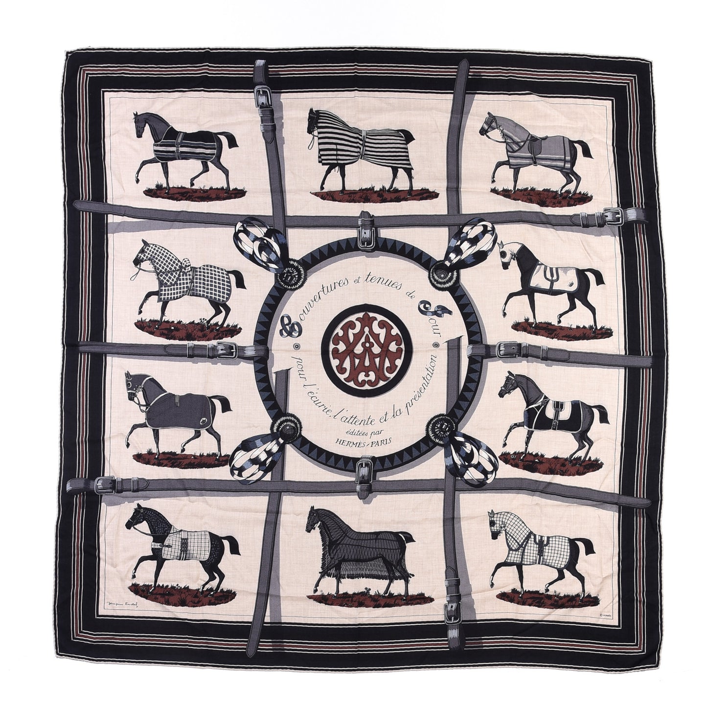 Silk Cashmere Couvertures Et Tenues de Jour Shawl 140 Natural Black