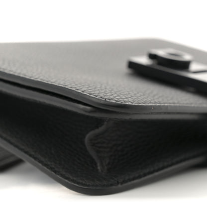 Salvatore Ferragamo Grained Calfskin Belt Bag Black 9 of 10