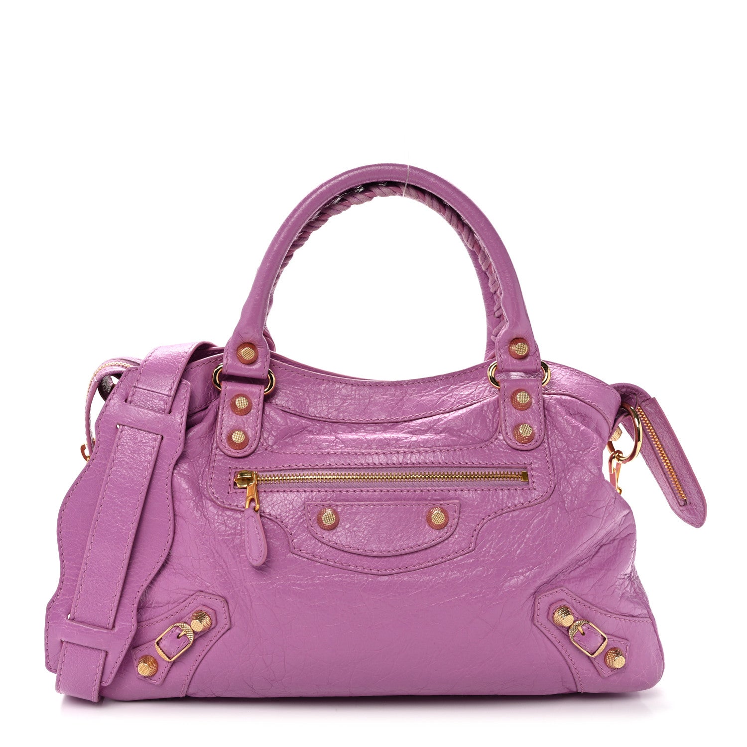 Balenciaga Agneau Giant 12 Gold Hardware Town Rose Berlingot 1 of 11