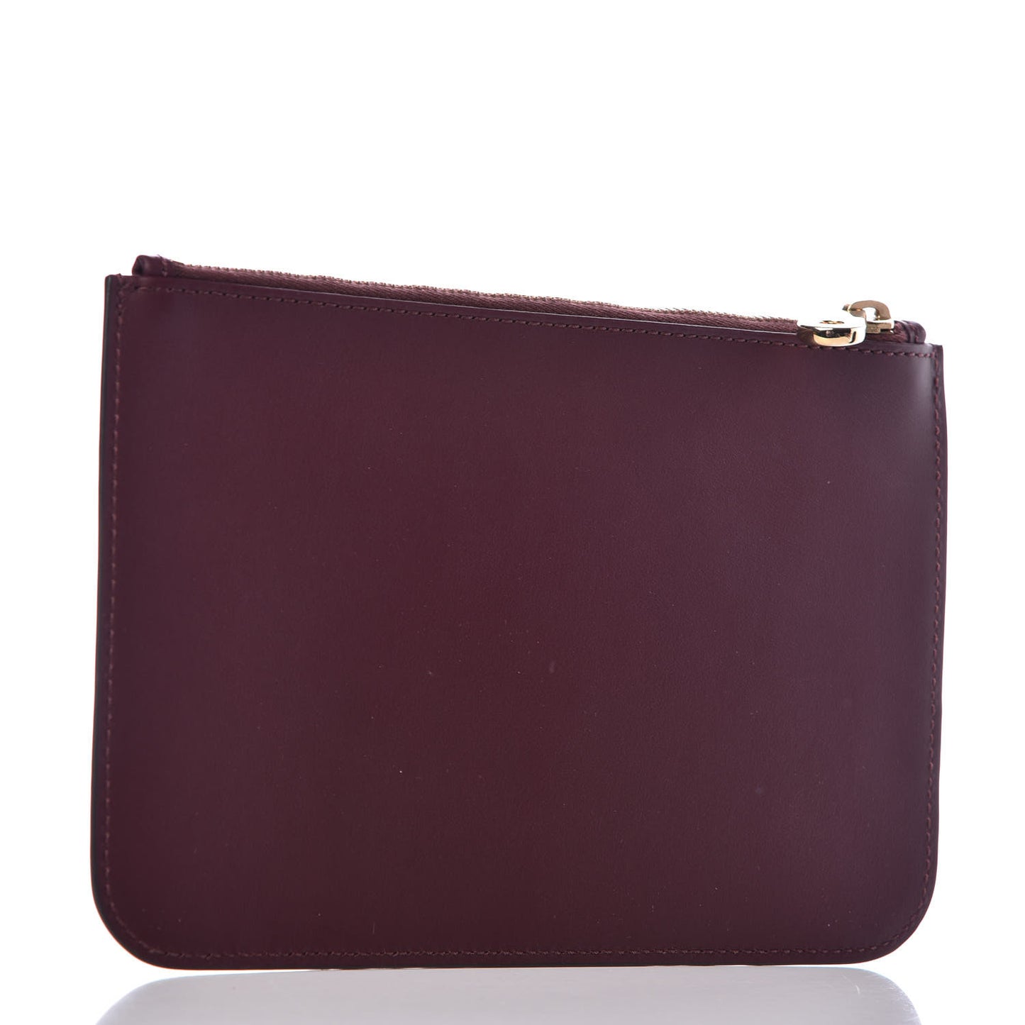 Nappa Small Blossom Pouch Oxblood