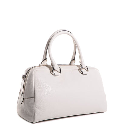 Prada Vitello Daino Top Handle Bag Talco 3 of 11
