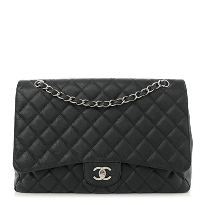 Chanel Caviar Quilted Maxi Single Flap Black 1 of 12