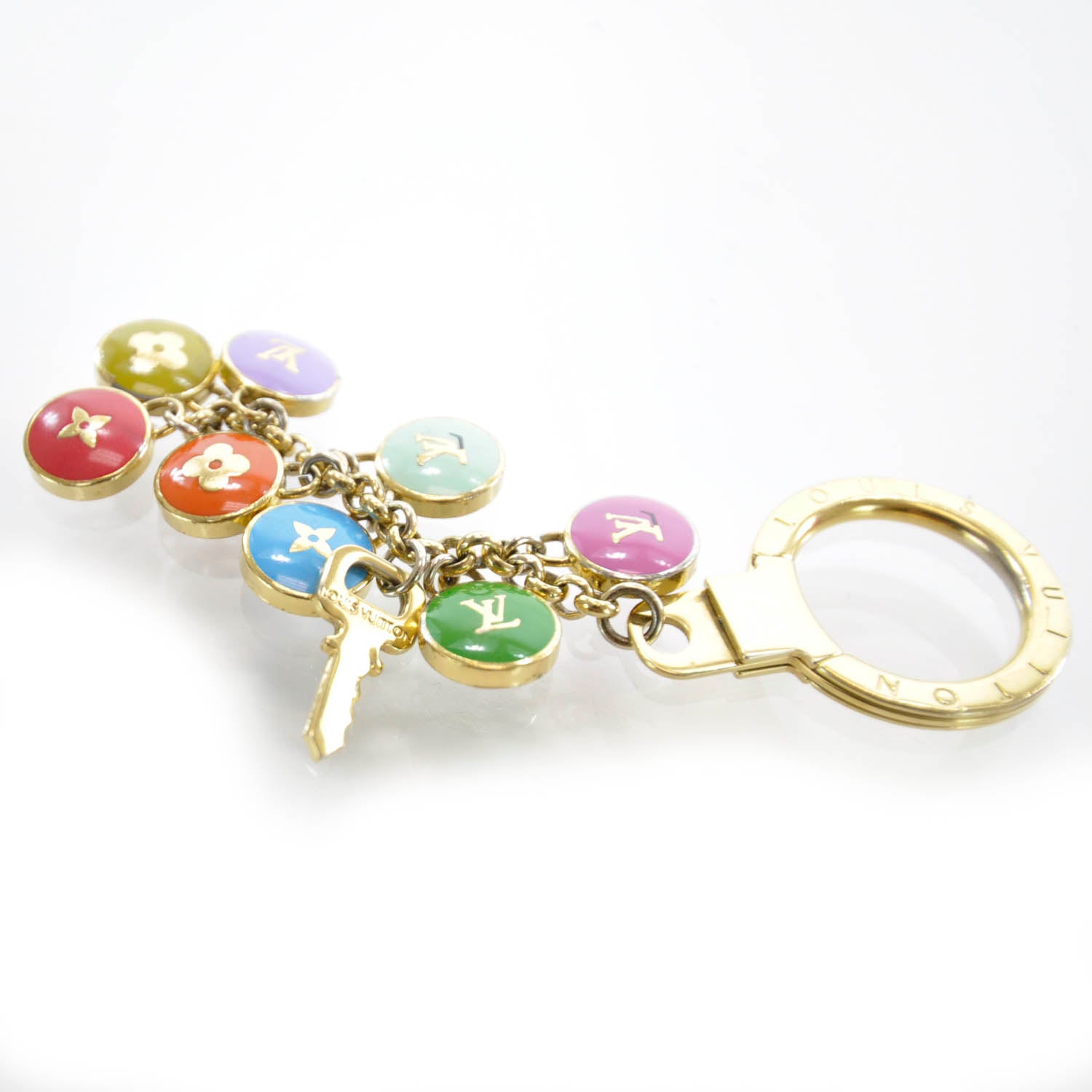 Louis Vuitton Monogram Multicolor Pastilles Key Ring Holder 3 of 3