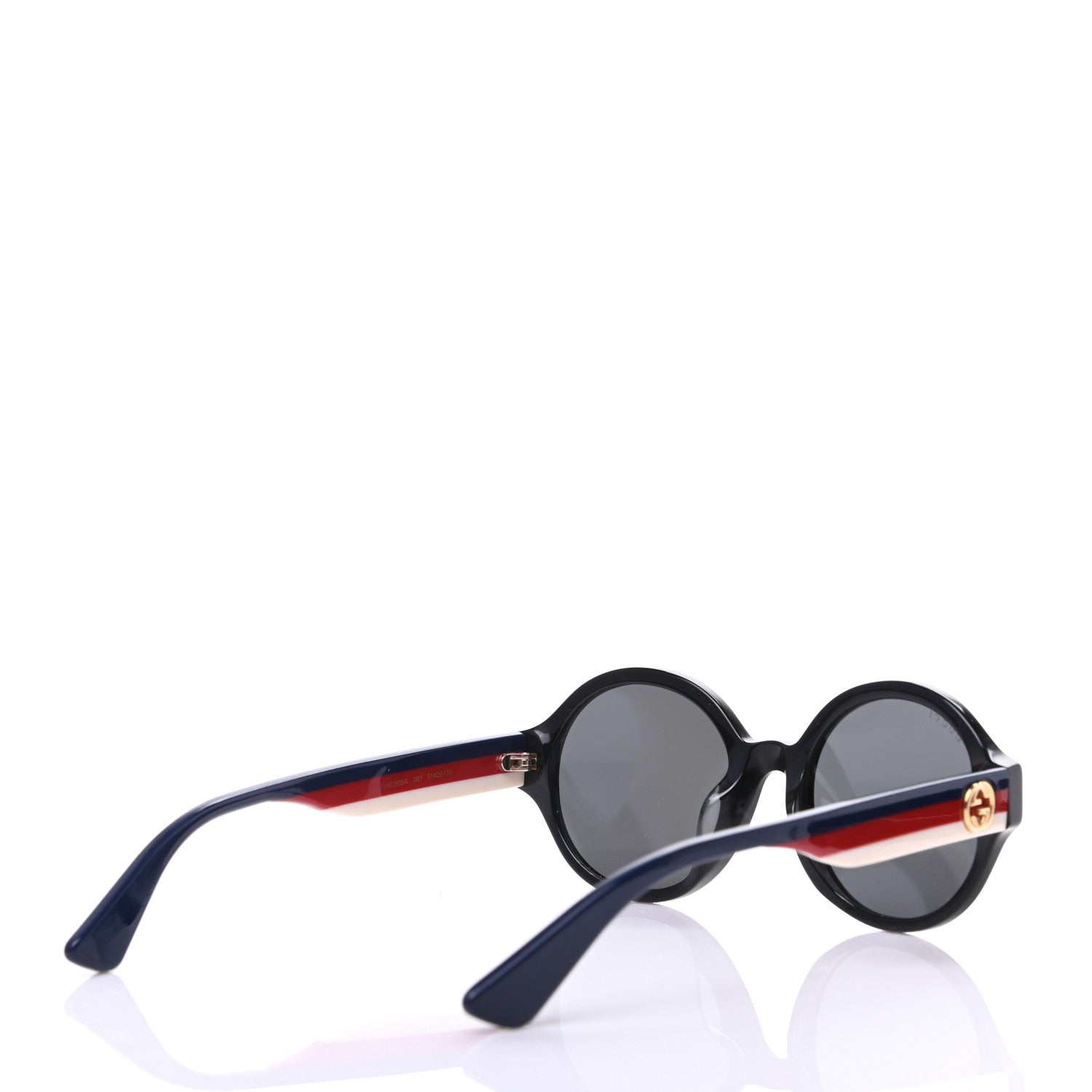 Gucci Round Web Sunglasses GG0280SA Black 4 of 8