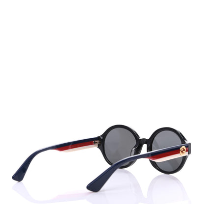 Gucci Round Web Sunglasses GG0280SA Black 4 of 8
