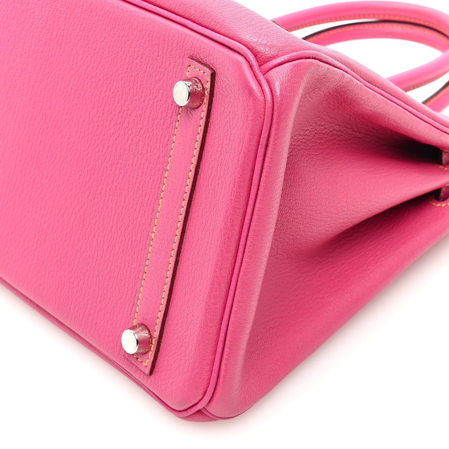 Hermes Chevre Mysore Horseshoe Birkin 30 Rose Shocking Rose Confetti 10 of 11