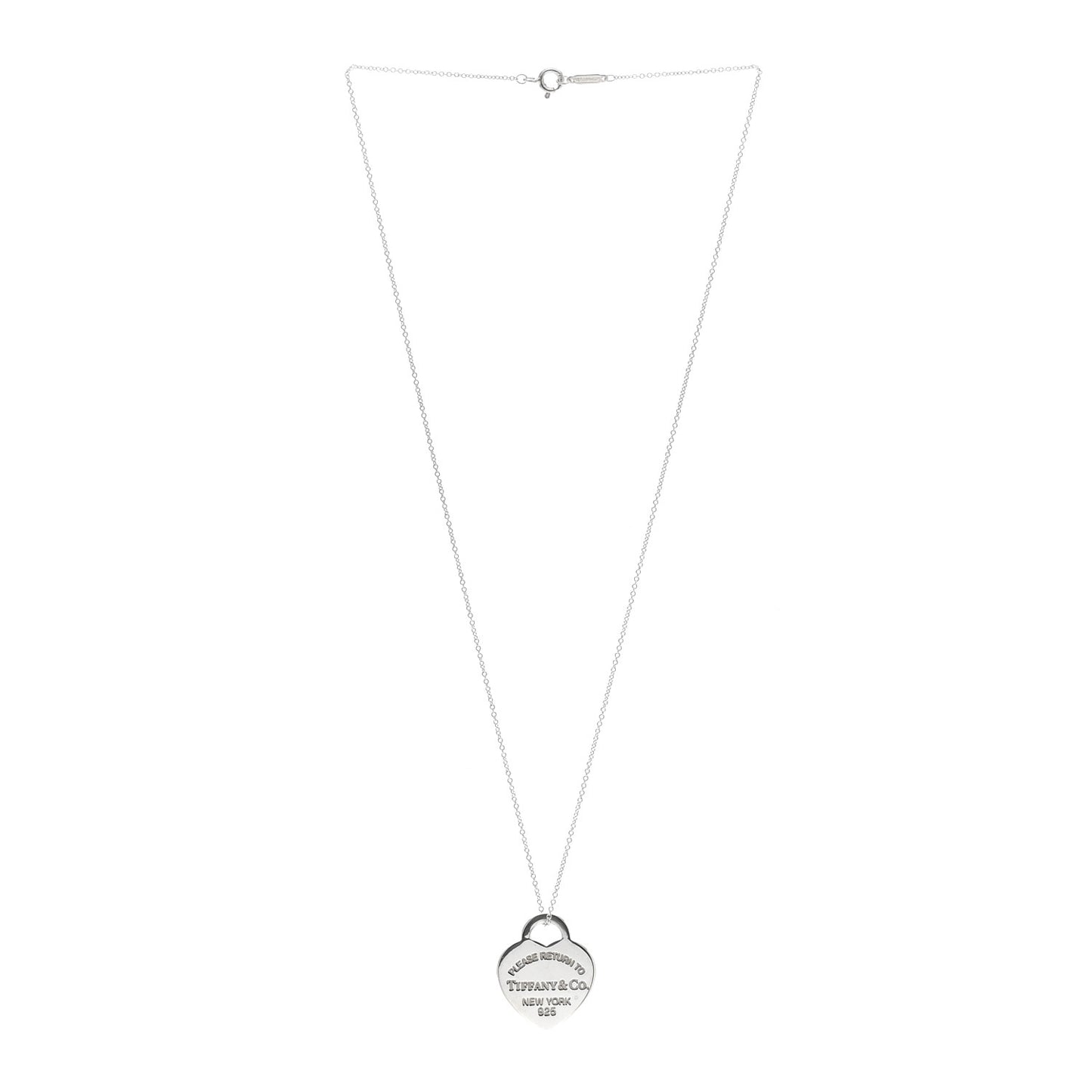 Sterling Silver Small Return to Tiffany Heart Pendant Necklace