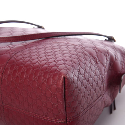 Gucci Guccissima Medium Bree Shoulder Bag Classic Ruby 10 of 11