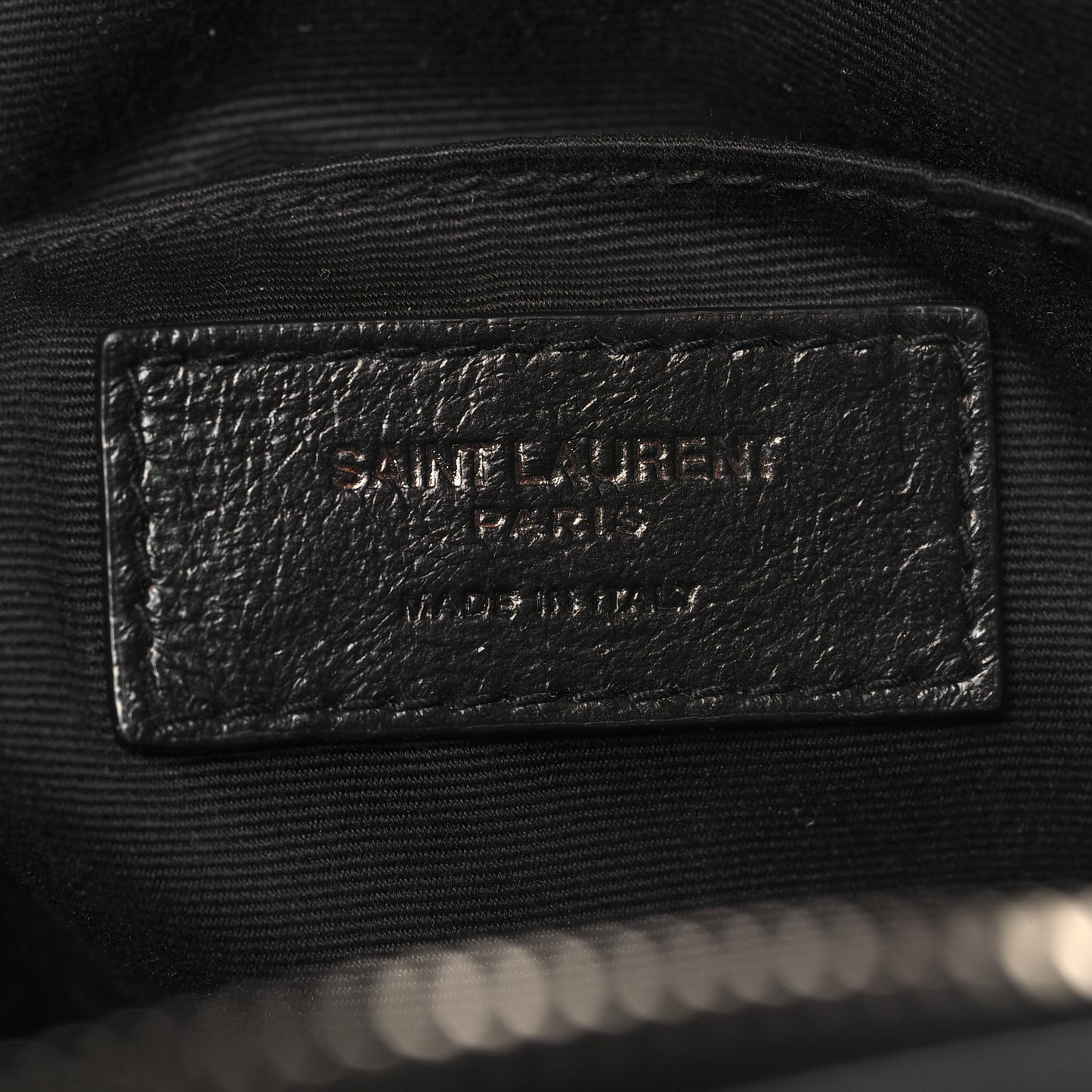 Calfskin Matelasse Monogram Lou Camera Bag Black