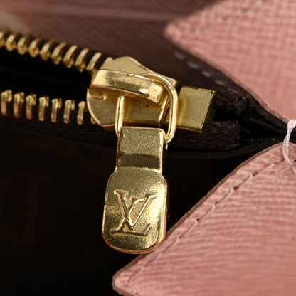 Louis Vuitton Monogram Clemence Wallet Rose Ballerine 10 of 11