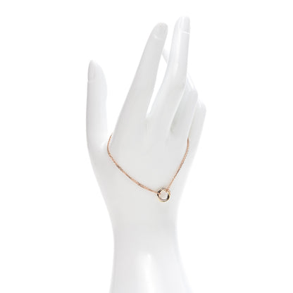 Cartier 18K Pink Yellow White Gold Trinity Bracelet 2 of 6