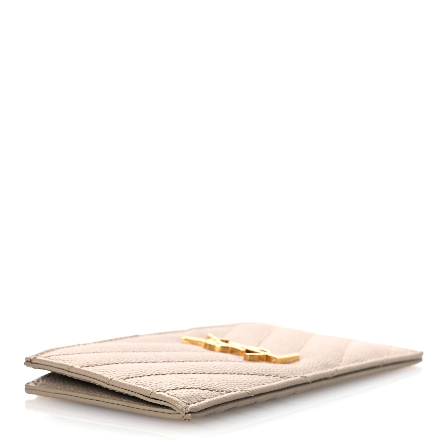 Monogram Grain de Poudre 5 Fragments Zip Pouch Card Holder Dark Beige