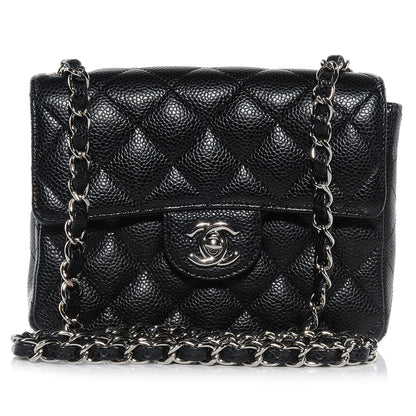 Chanel Caviar Quilted Mini Flap Bag Black 1 of 8