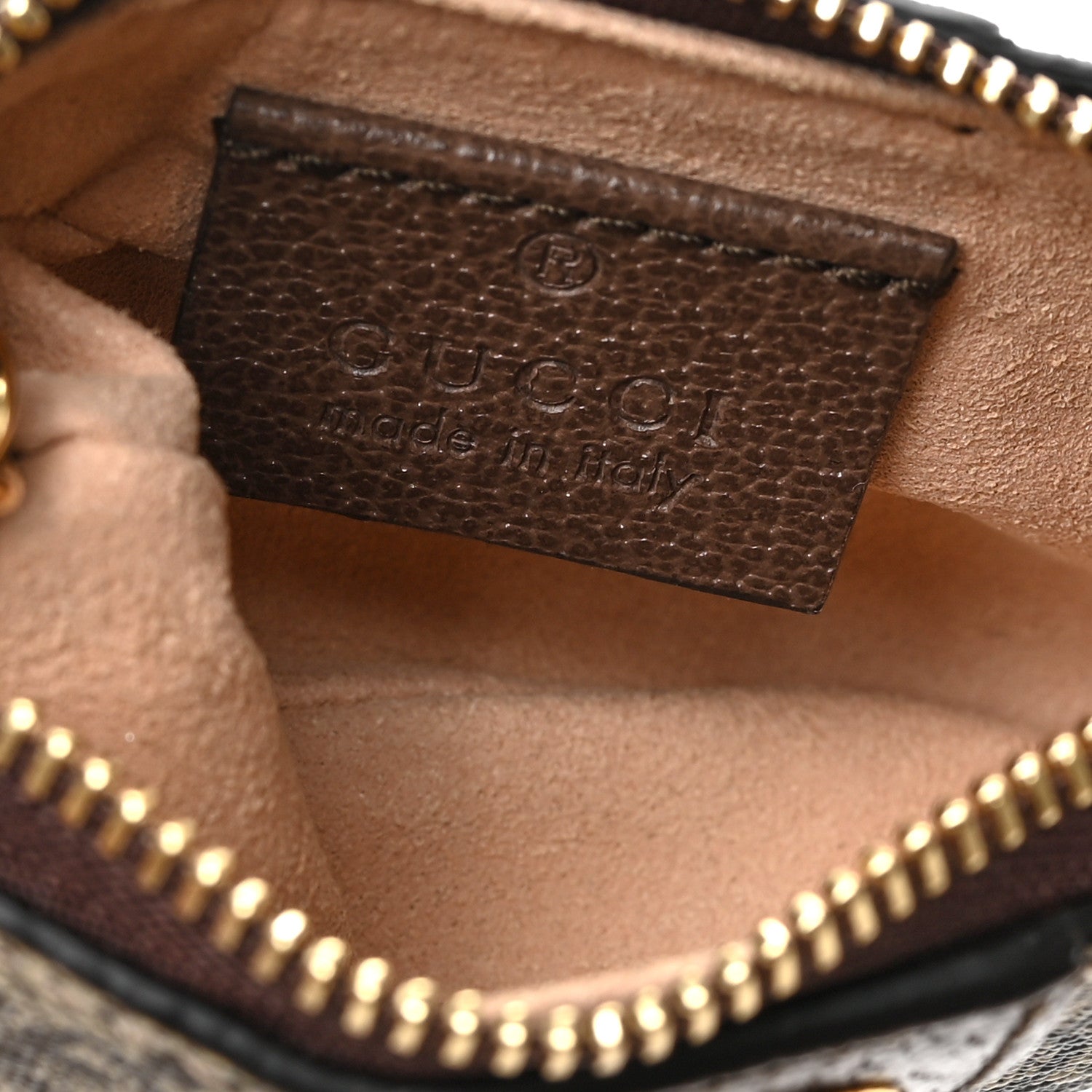 Gucci GG Supreme Monogram Web Ophidia Key Case Beige New Acero 5 of 6