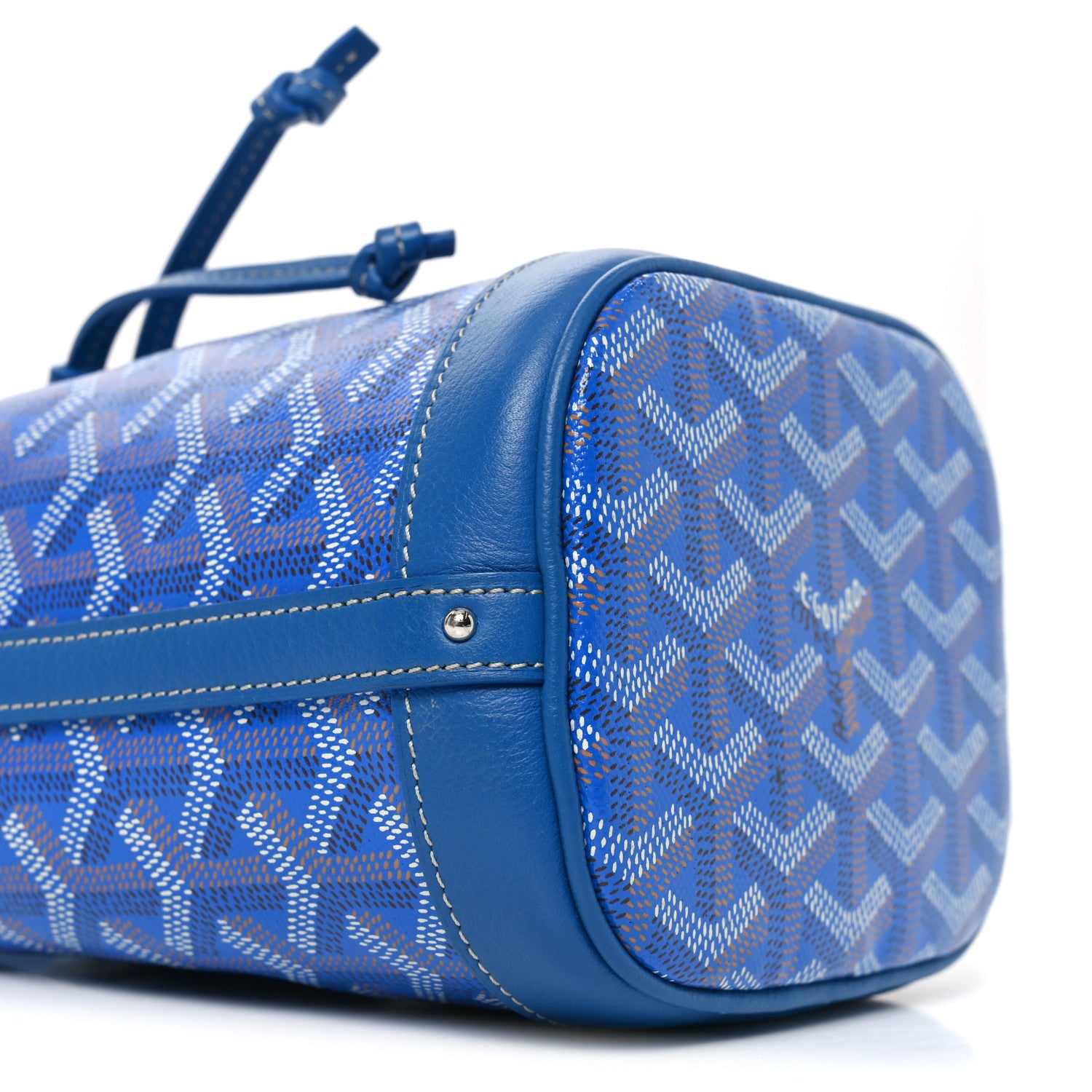 Goyard Goyardine Petit Flot Mini Bucket Bag Sky Blue 8 of 9
