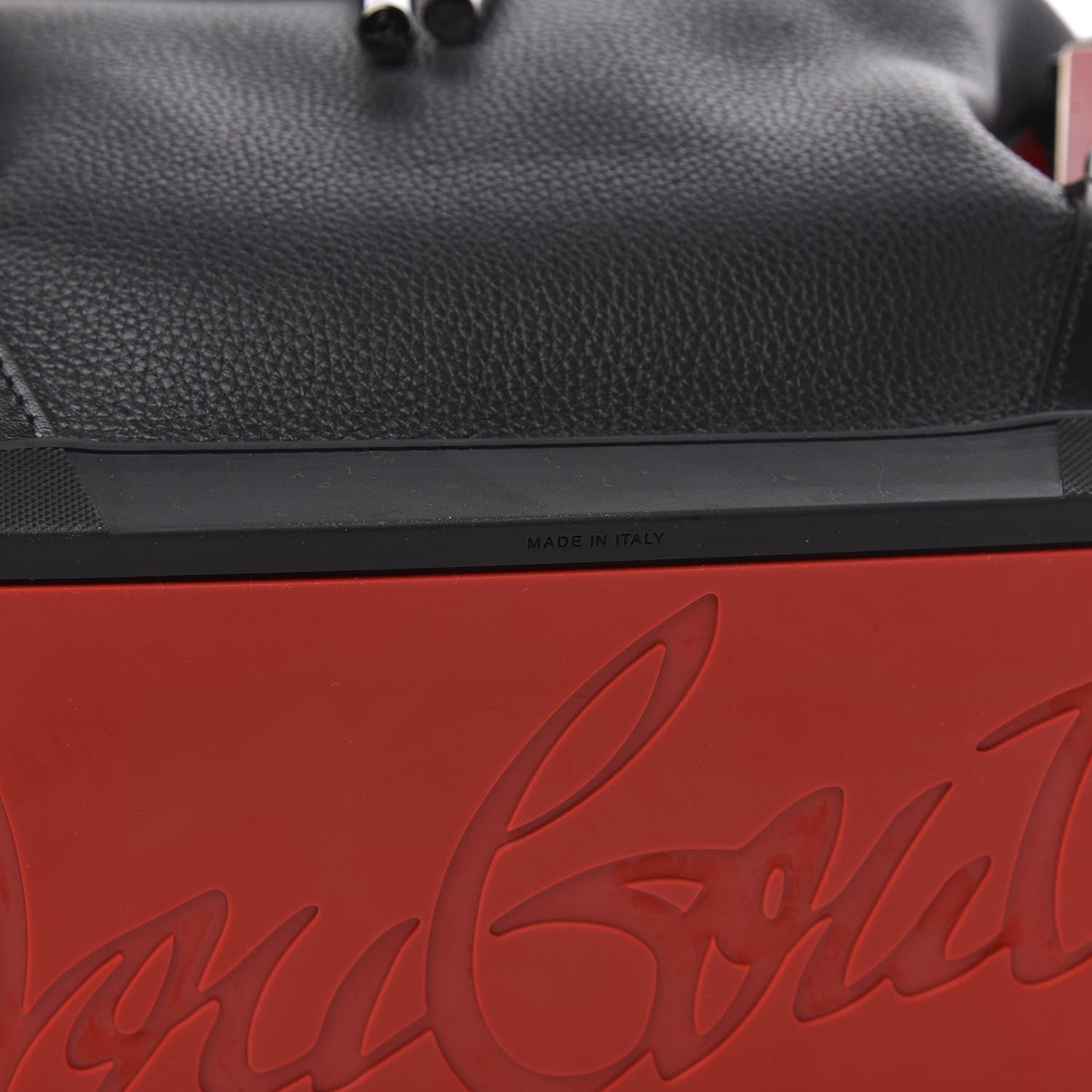 Christian Louboutin Calfskin Spiked Explorafunk Backpack Black 8 of 11