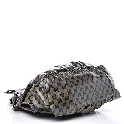 Gucci Crystal Monogram Hysteria Tote Navy Blue 3 of 10