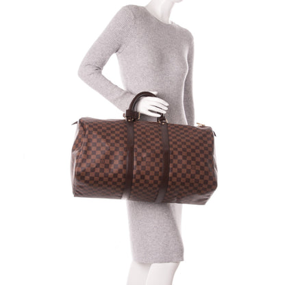 Louis Vuitton Damier Ebene Keepall 50 2 of 8