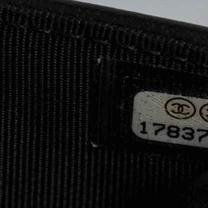 Chanel Lambskin Quilted Wallet On Chain WOC Black 7 of 7