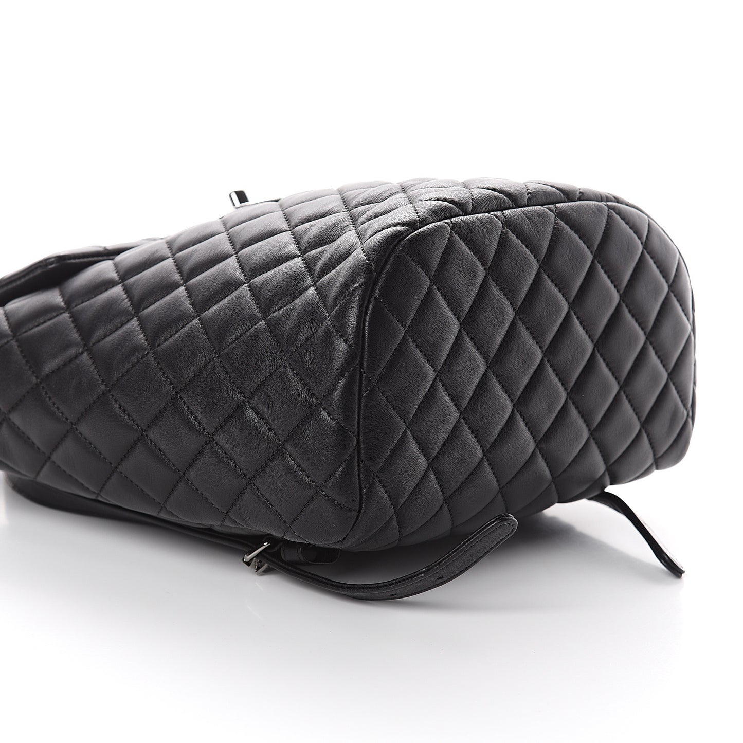 Lambskin Quilted Small Urban Spirit Backpack Black