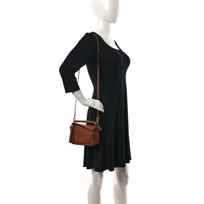 Loewe Calfskin Mini Puzzle Bag Tan 2 of 8