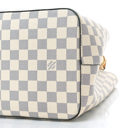 Louis Vuitton Damier Azur Braided Neonoe MM Blue 9 of 11
