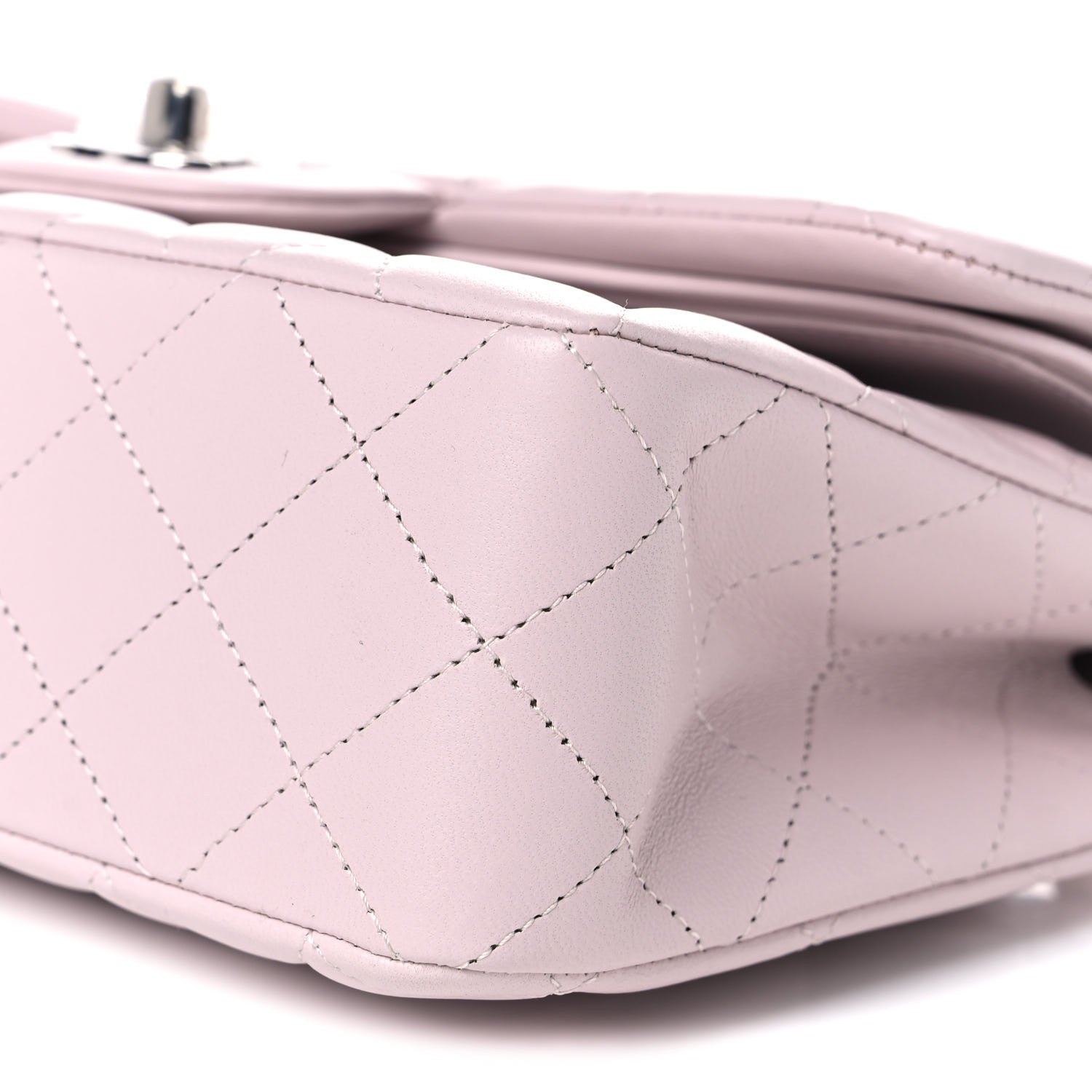 Chanel Lambskin Quilted Small Double Flap Light Purple 9 of 9