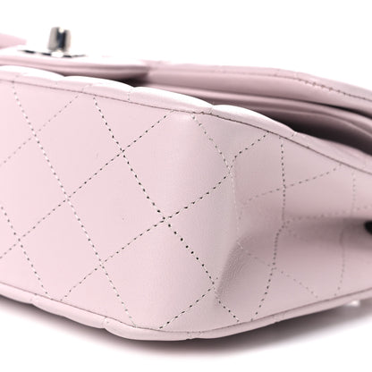Chanel Lambskin Quilted Small Double Flap Light Purple 9 of 9