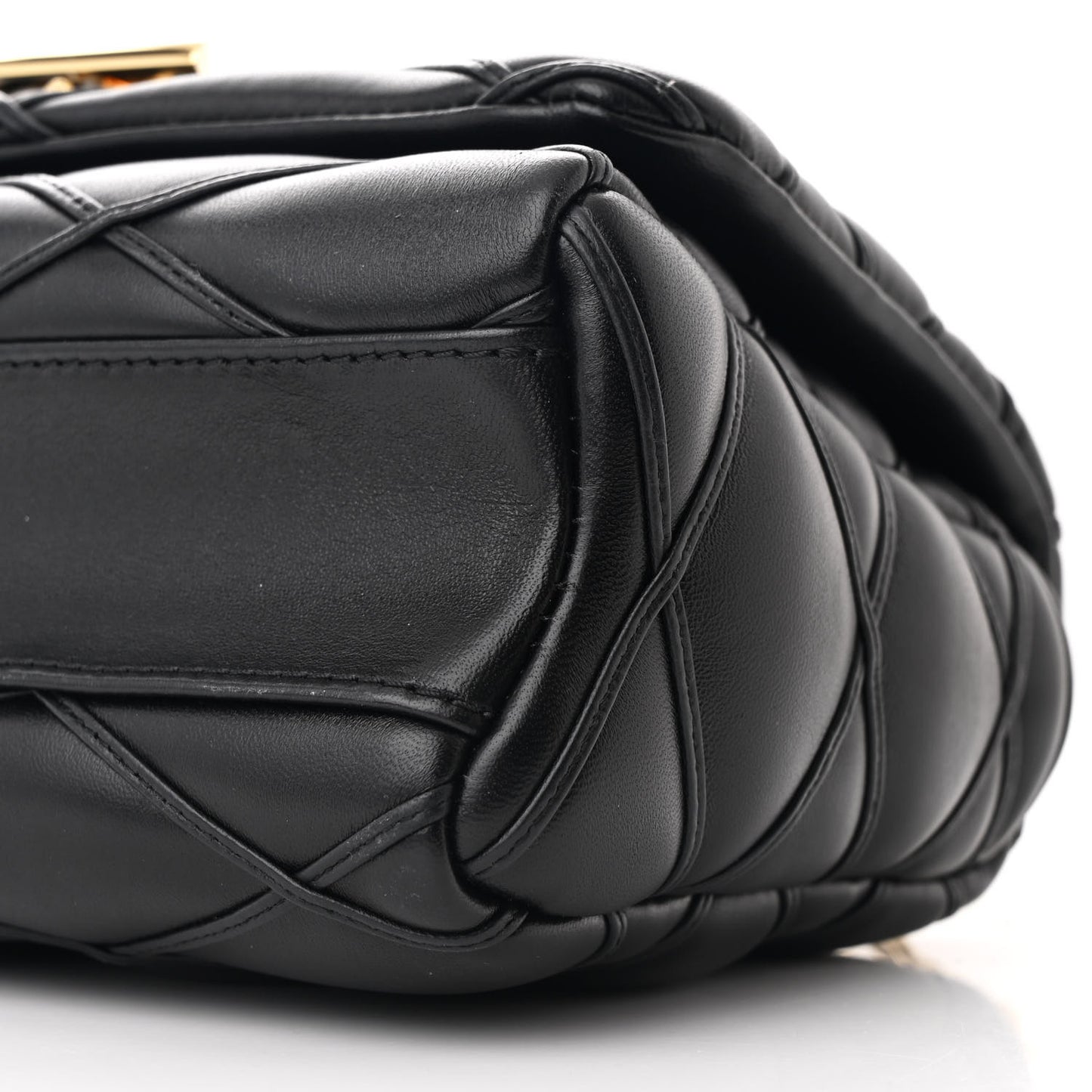 Lambskin Malletage Top Handle GO-14 MM Black