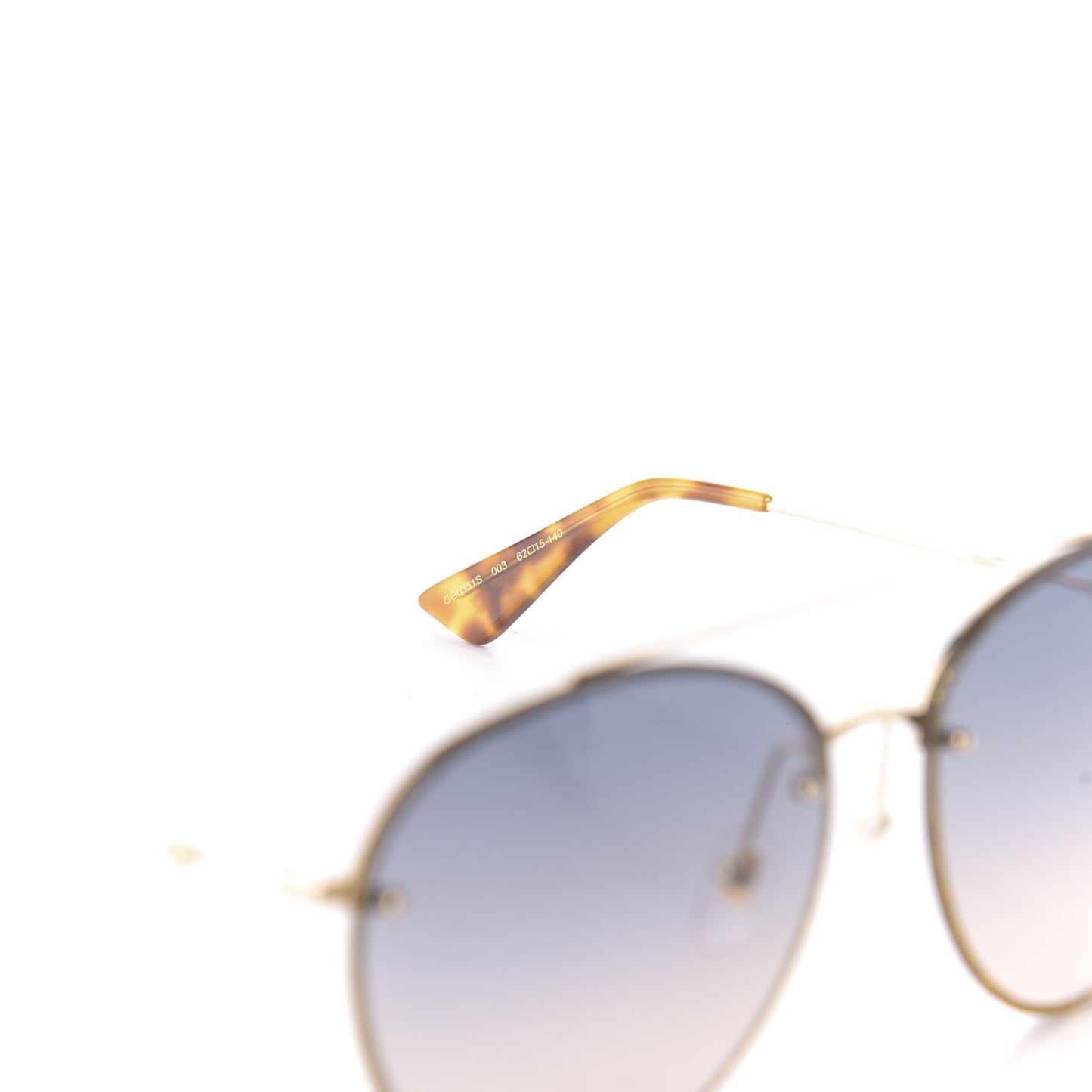 Glitter Aviator Sunglasses GG0351S Gold