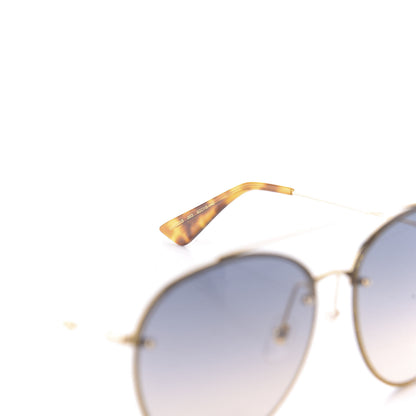 Gucci Glitter Aviator Sunglasses GG0351S Gold 6 of 9