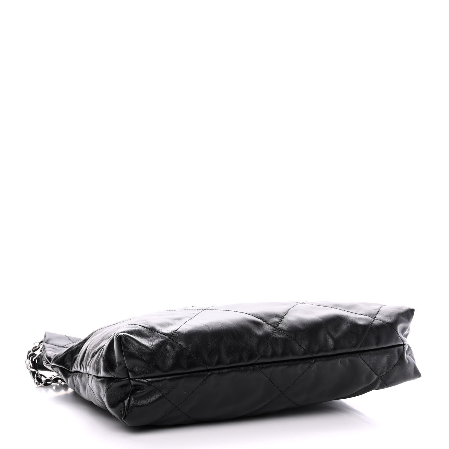 Chanel Shiny Calfskin Quilted Small Chanel 22 Black 5 of 11