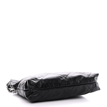 Chanel Shiny Calfskin Quilted Small Chanel 22 Black 5 of 11