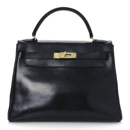 Hermes Box Kelly Retourne 28 Black 1 of 16