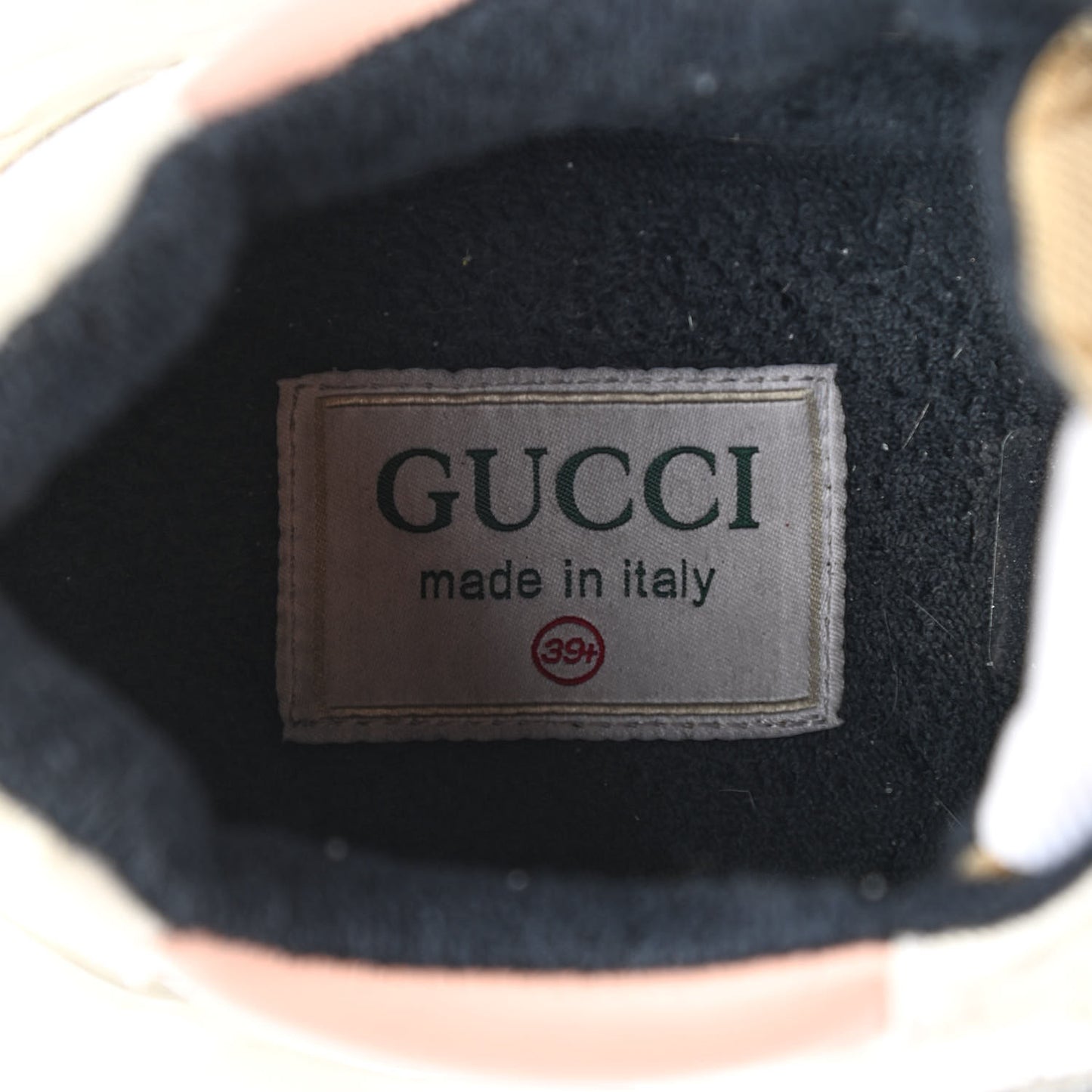 GG Supreme Monogram Mix Monogram Womens Rhyton Sneakers 39.5 London Blue Beige Pale Pink