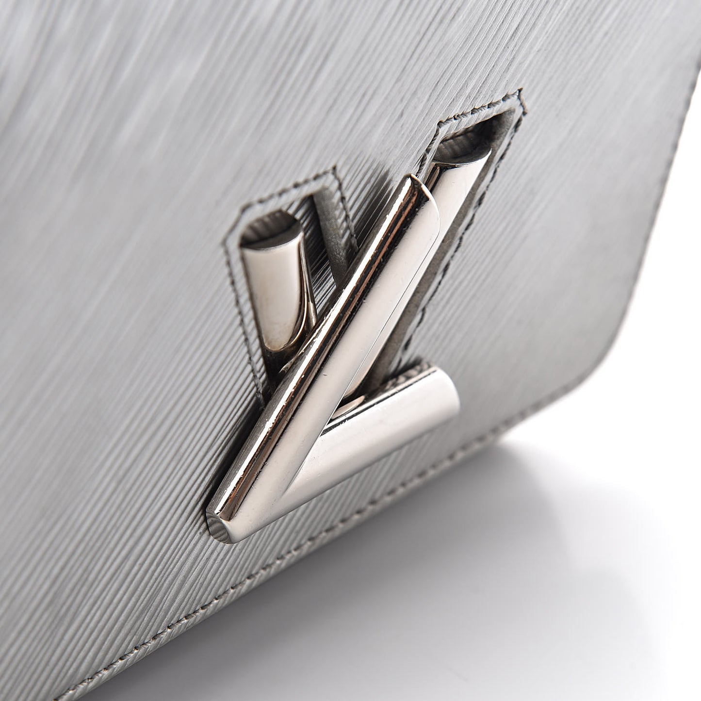 Epi Twist Shoulder Bag PM Argent