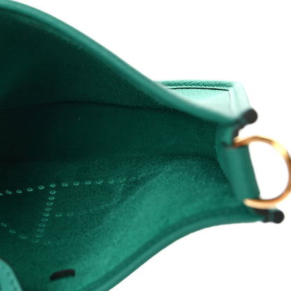 Hermes Taurillon Clemence Evelyne TPM Vert Verone 5 of 9