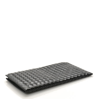 Bottega Veneta Nappa Intrecciato Flat Zip Pouch Black 4 of 8