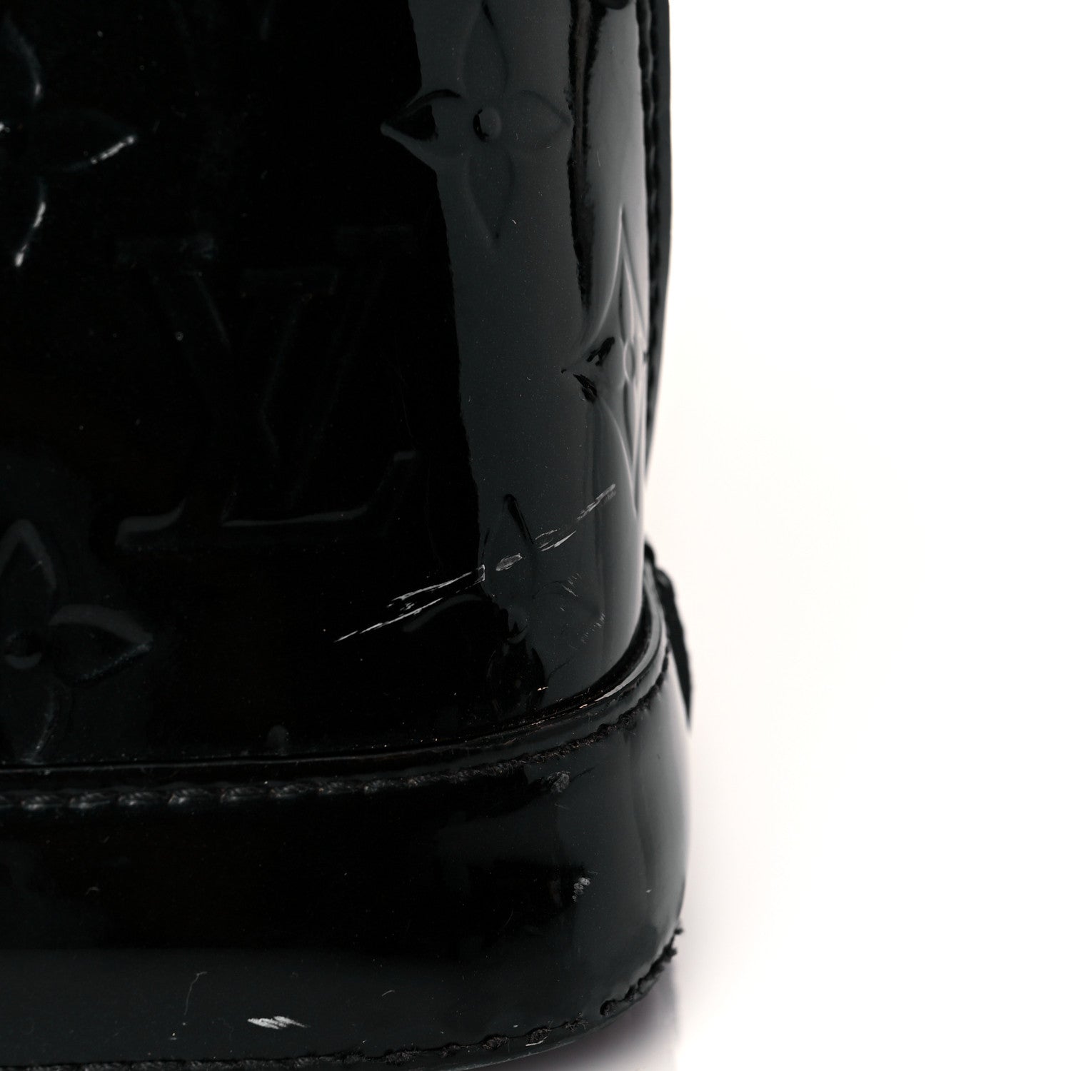 Louis Vuitton Vernis Alma BB Noir Magnetique 15 of 18