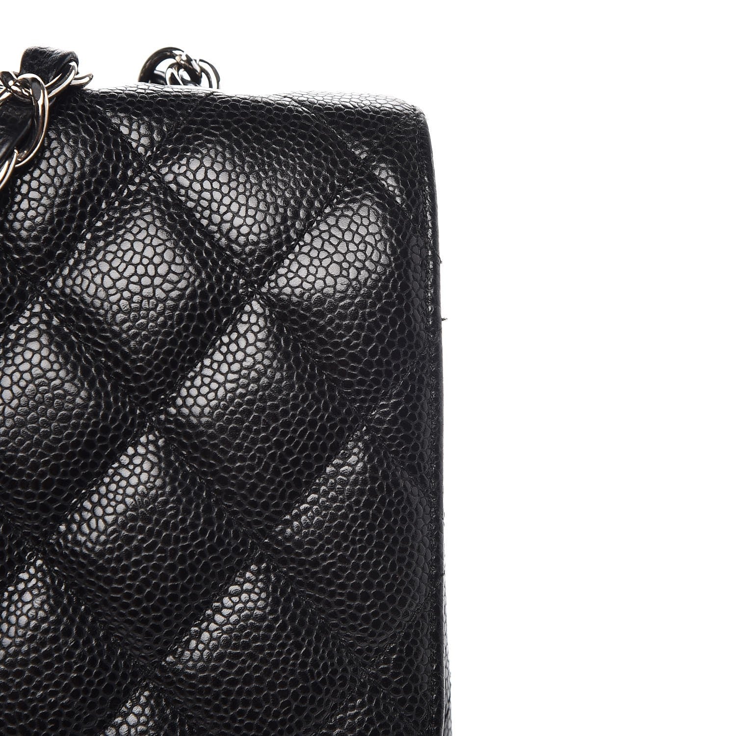Chanel Caviar Quilted Jumbo Single Flap Black 9 of 9