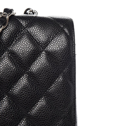 Chanel Caviar Quilted Jumbo Single Flap Black 9 of 9