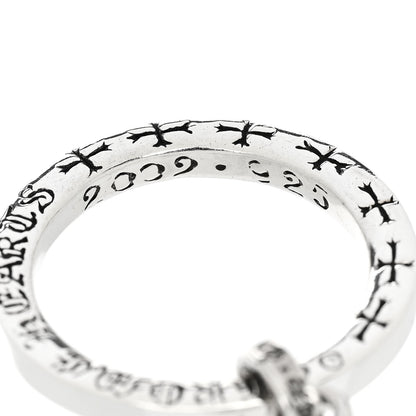 Chrome Hearts Sterling Silver Cross Charm Ring 50 5.5 4 of 4