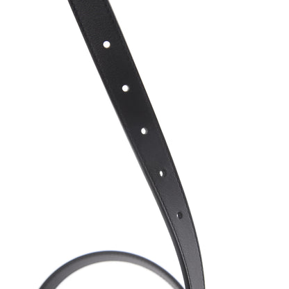 Gucci Moon Calfskin Pearl Double G 20mm Belt 80 32 Black Cream 4 of 4