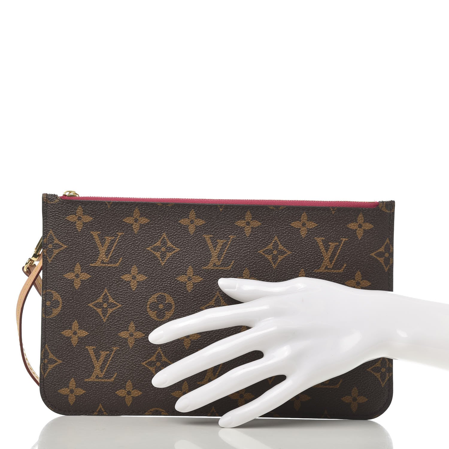 Louis Vuitton Monogram Neverfull MM GM Pochette Pivoine 2 of 9